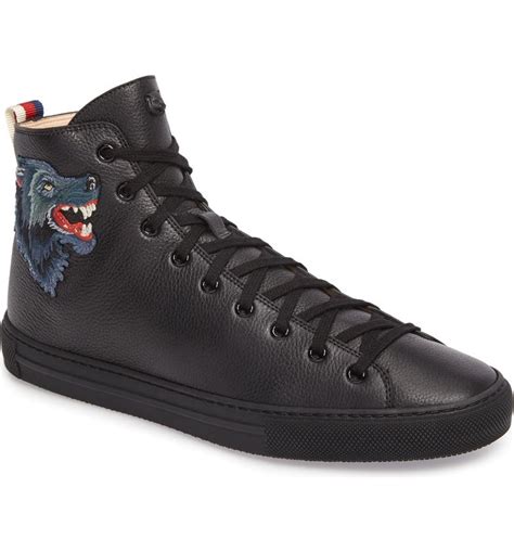 gucci shoes men wolf|Gucci Major Angry Wolf Sneaker (Men) .